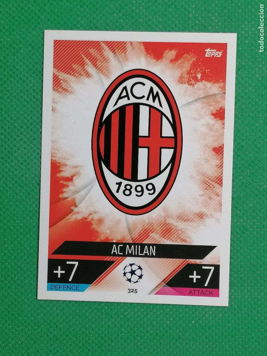 Cromos de f&uacute;tbol: 325 ESCUDO MILAN ⚽ TOPPS MATCH ATTAX 2022 2023 22 23 ⚽