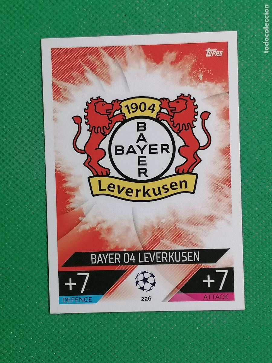 Cromos de F&uacute;tbol: 226 ESCUDO LEVERKUSEN ⚽ TOPPS MATCH ATTAX 2022 2023 22 23 ⚽