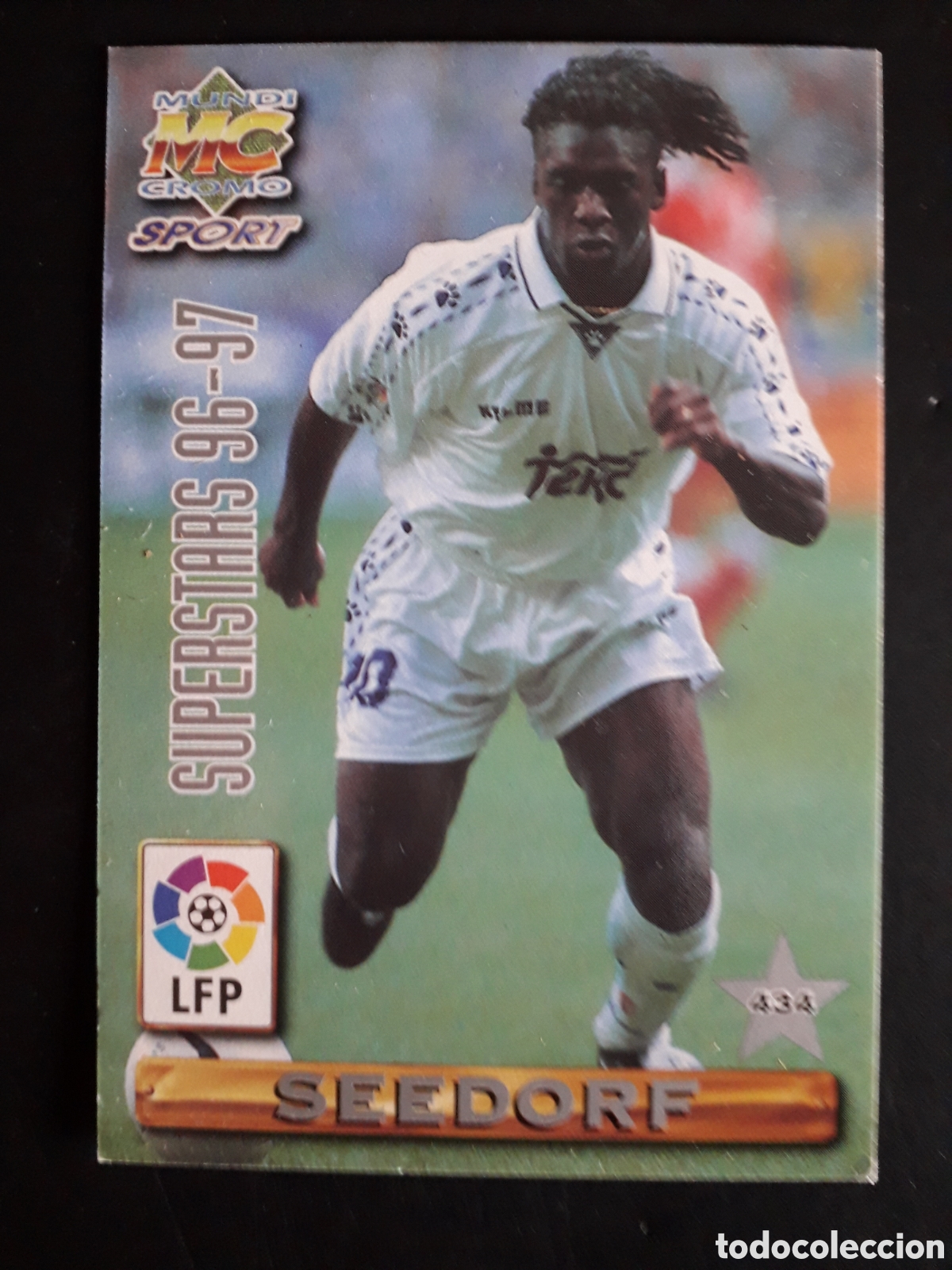 Cromos de F&uacute;tbol: SEEDORF R CARLOS REAL MADRID SUPERESTARS N&deg; 434 LIGA 1996 1997 96 97 MUNDICROMO PEDIDO M&Iacute;NIMO 3&euro;