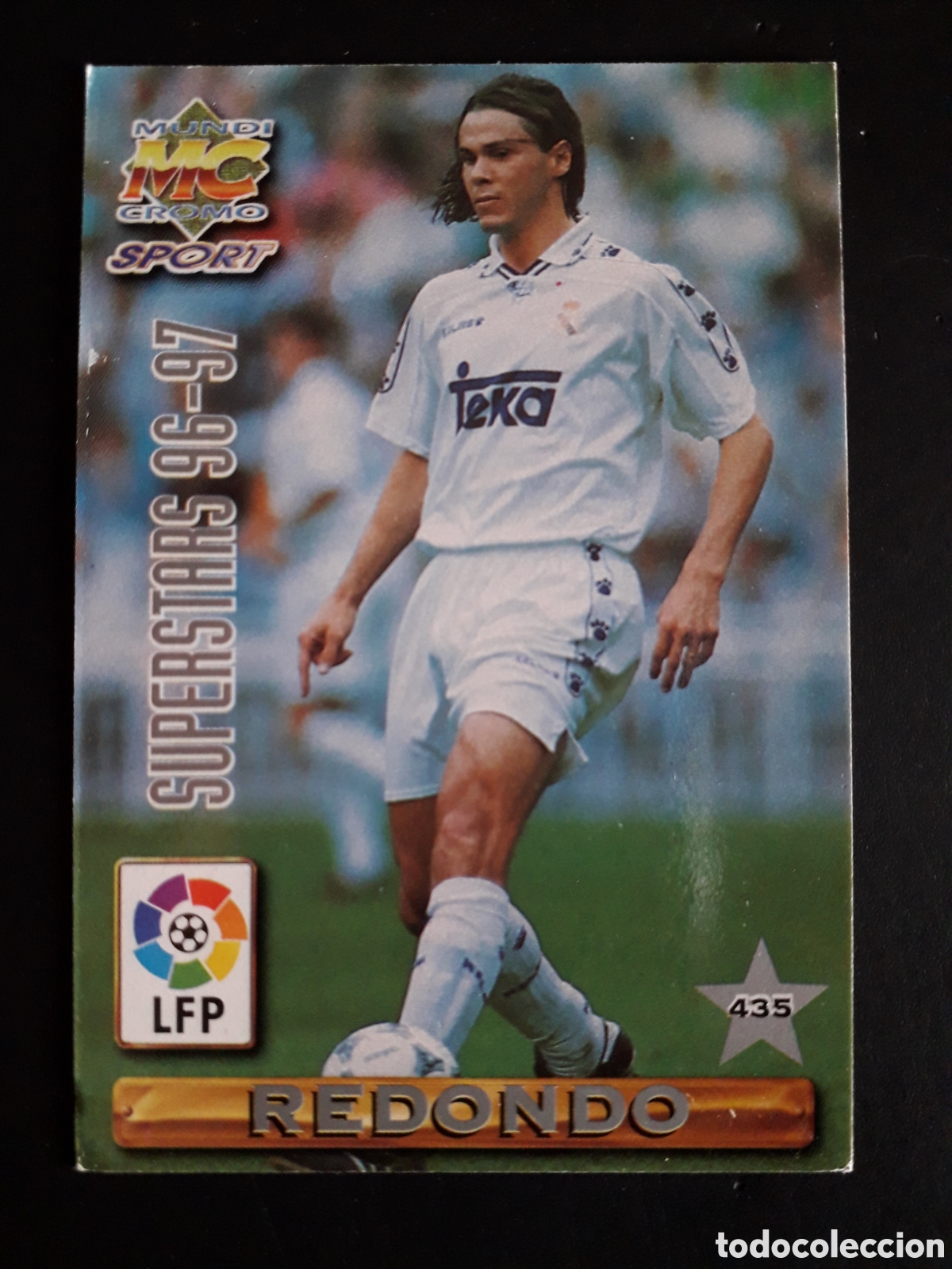 Cromos de F&uacute;tbol: REDONDO HIERRO REAL MADRID SUPERESTARS N&deg; 435 LIGA 1996 1997 96 97 MUNDICROMO PEDIDO M&Iacute;NIMO 3&euro;