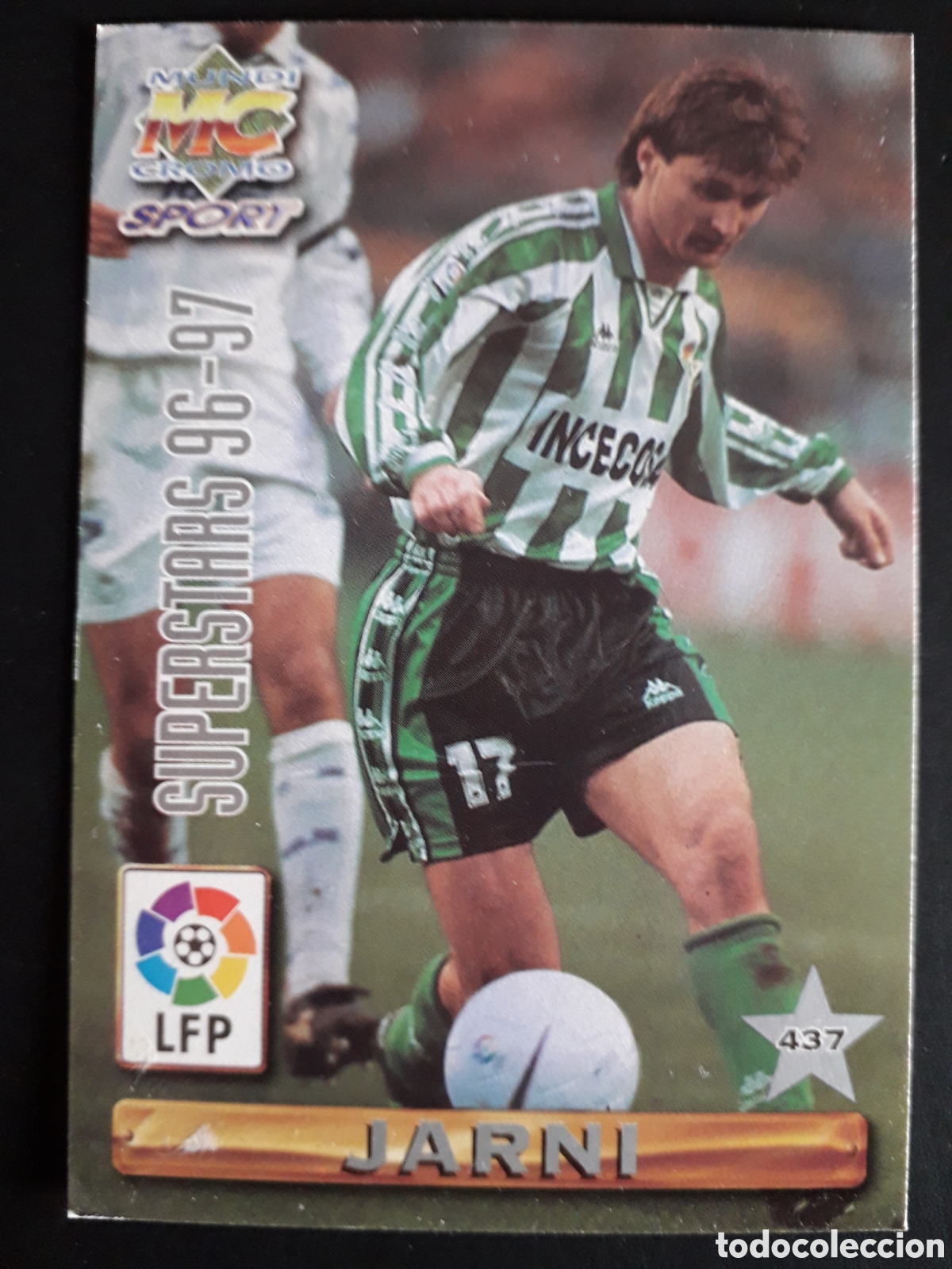 Football Stickers: JARNI FINIDI BETIS SUPERESTARS N&deg; 437 FICHAS LIGA 1996 1997 96 97 MUNDICROMO MC PEDIDO M&Iacute;NIMO 3&euro;.