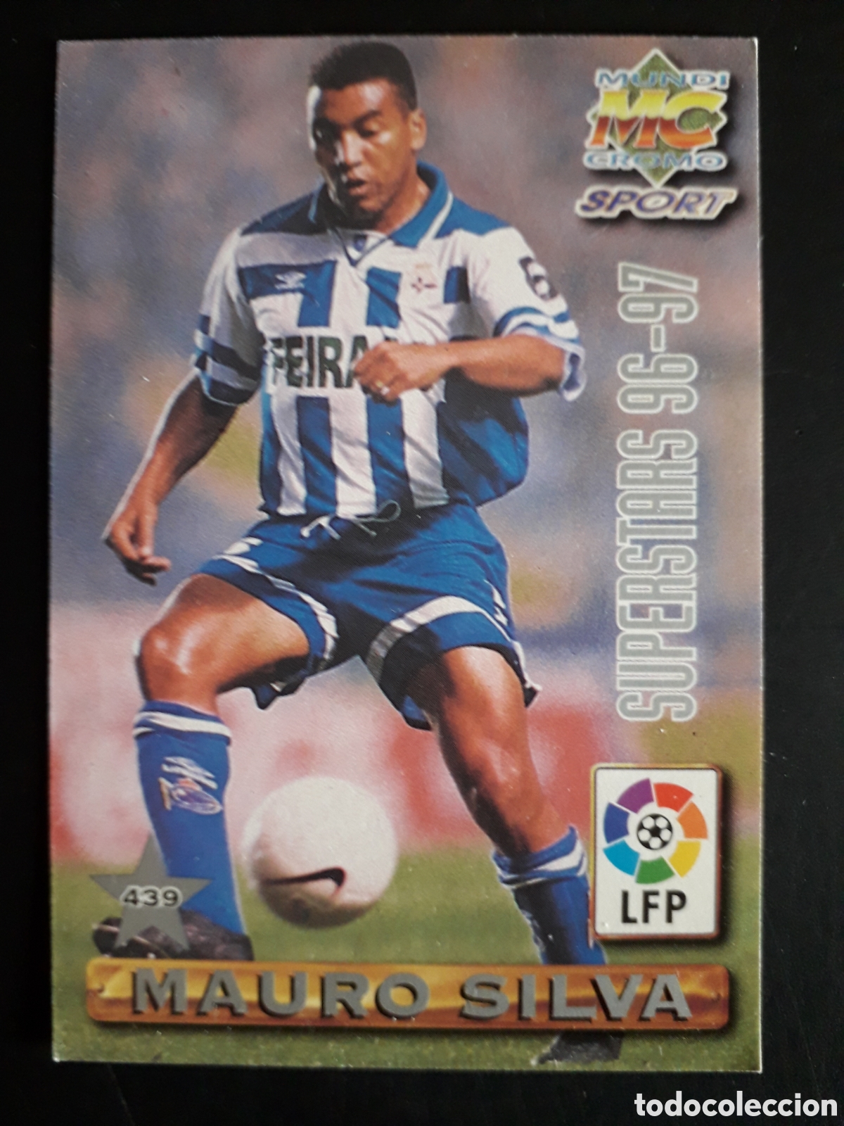 Football Stickers: MAURO SILVA MARTINS DEP CORU&Ntilde;A SUPERESTARS N&deg; 439 LIGA 1996 1997 96 97 MUNDICROMO PEDIDO M&Iacute;NIMO 3&euro;.
