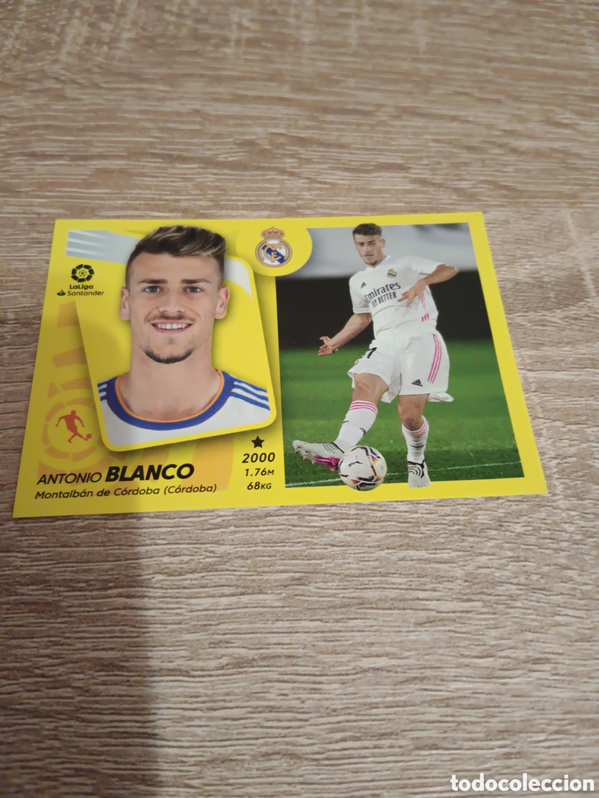 Cromos de f&uacute;tbol: Blanco coloca Real Madrid liga 2021 2022 21 22 ediciones este