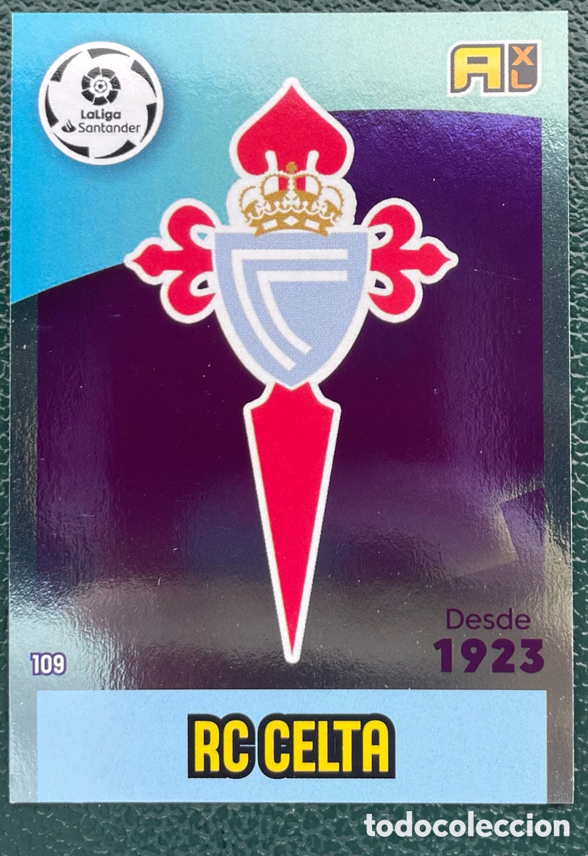 Football Stickers: 109 ESCUDO CELTA DE VIGO FICHAS ALBUM ADRENALYN XL 2020 2021 20 21 PANINI