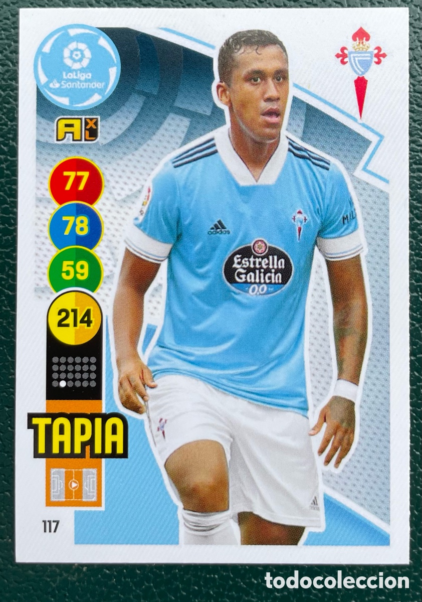Cromos de Futebol: 117 TAPIA CELTA DE VIGO FICHAS ALBUM ADRENALYN XL 2020 2021 20 21 PANINI