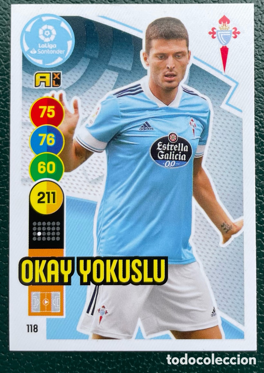 Cromos de Futebol: 118 OKAY YOKUSLU CELTA DE VIGO FICHAS ALBUM ADRENALYN XL 2020 2021 20 21 PANINI