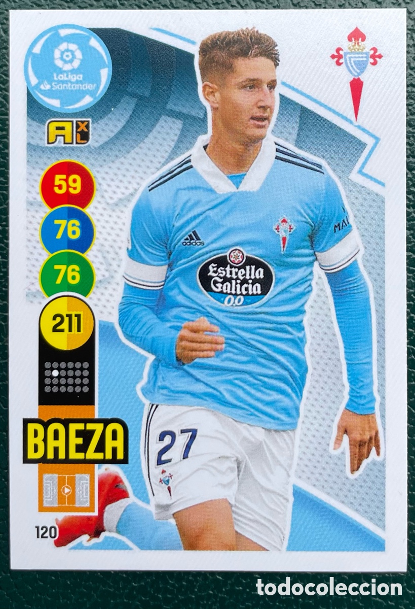 Cromos de Futebol: 120 BAEZA CELTA DE VIGO FICHAS ALBUM ADRENALYN XL 2020 2021 20 21 PANINI