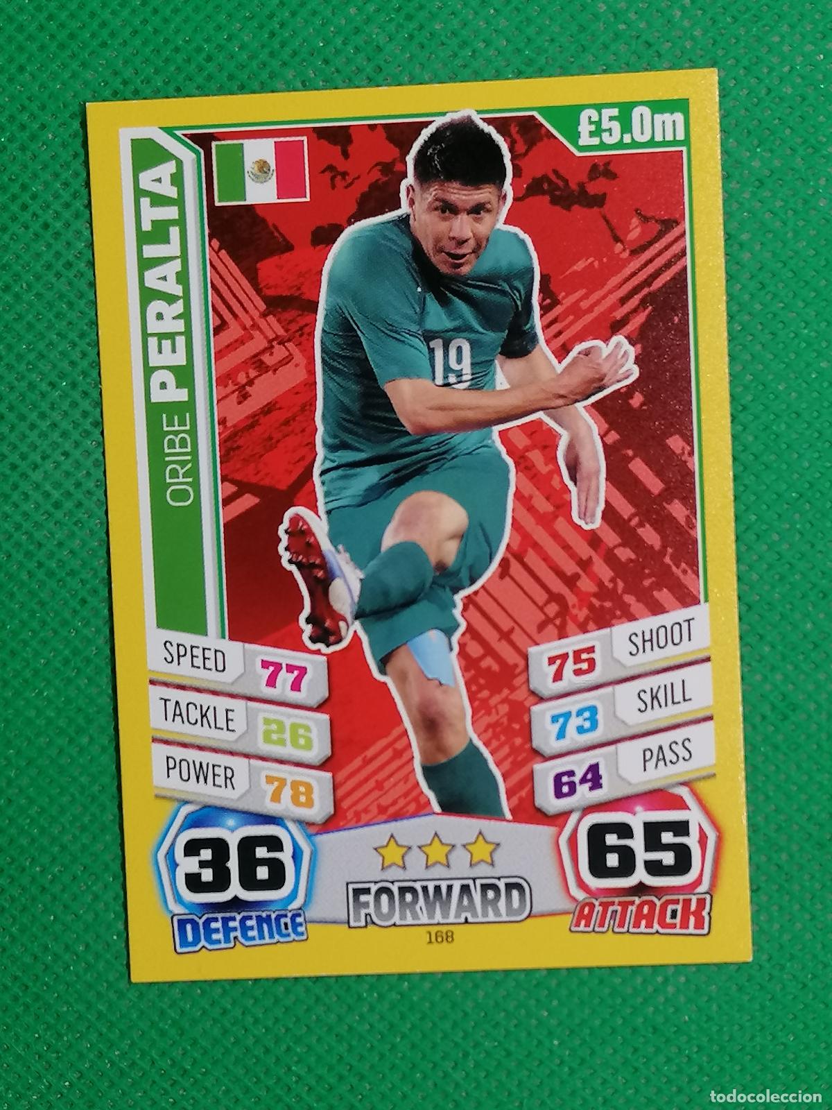 Cromos de F&uacute;tbol: 168 ORIBE PERALTA MEXICO ⚽ TOPPS MATCH ATTAX MUNDIAL WORLD CUP BRASIL 14 2014 ⚽