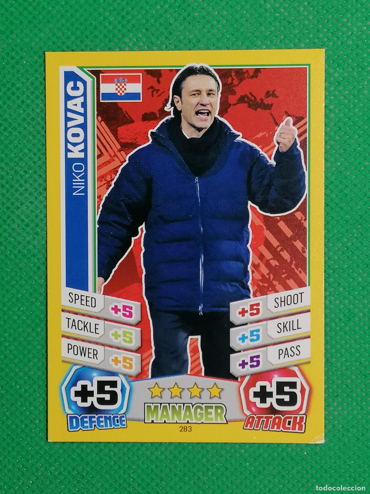 Cromos de F&uacute;tbol: 283 NIKO KOVAC MANAGER ⚽ TOPPS MATCH ATTAX MUNDIAL WORLD CUP BRASIL 14 2014 ⚽