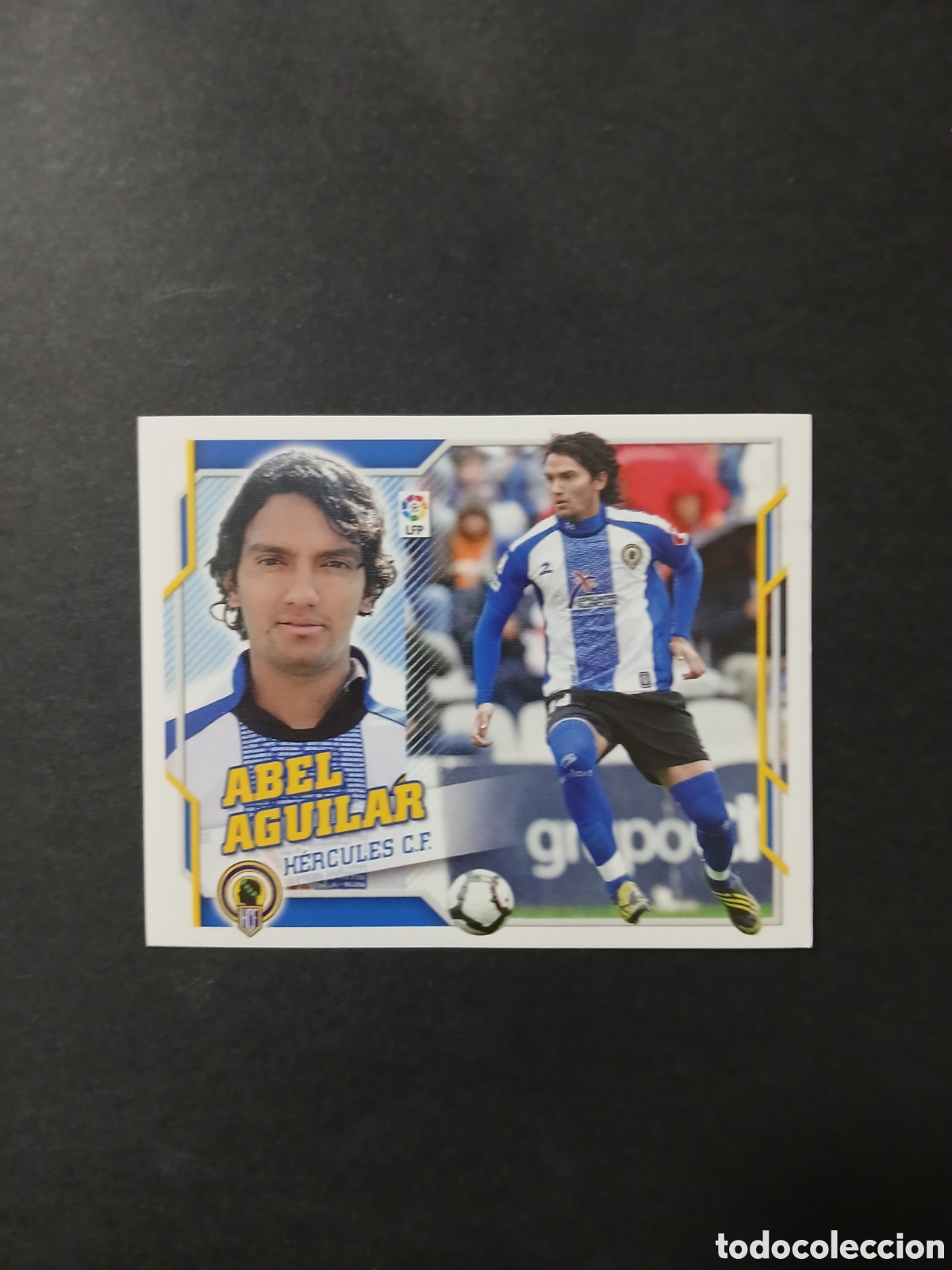 Cromos de F&uacute;tbol: ABEL AGUILAR HERCULES COLOCA LIGA ESTE 2010/11 10 11 NUNCA PEGADO SIN PEGAR