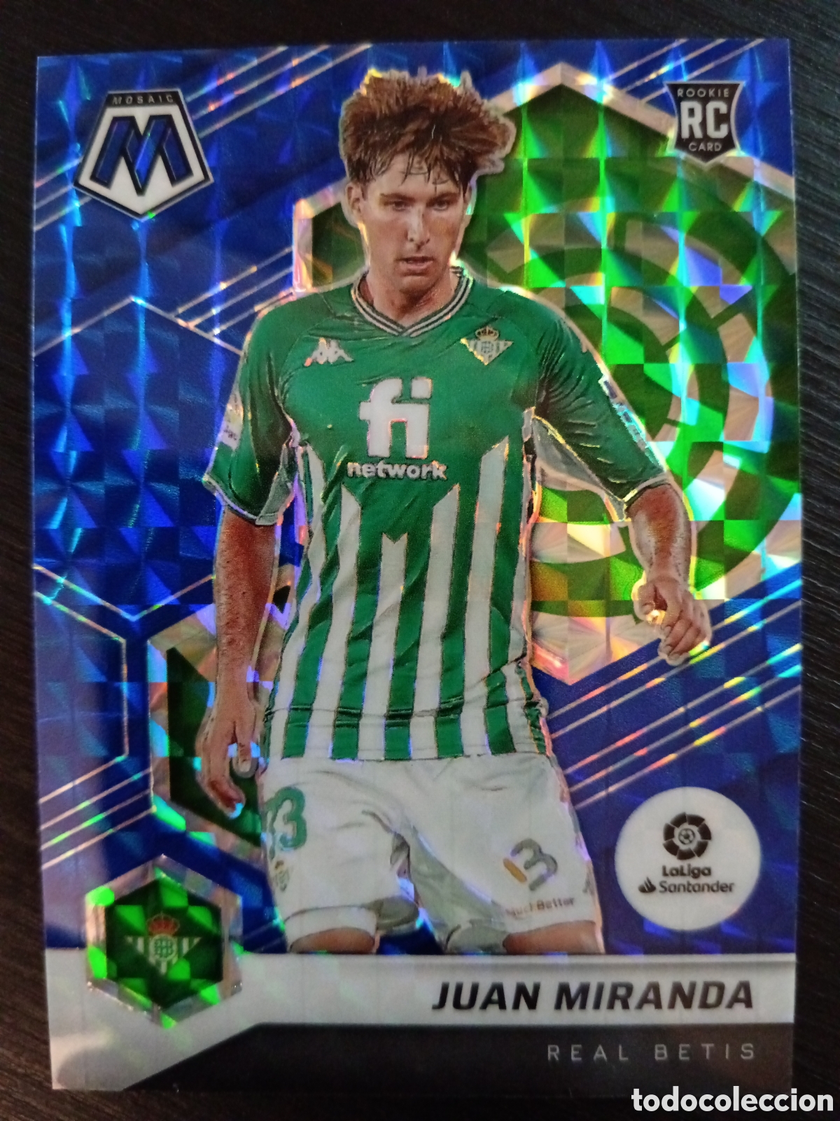 Fu&szlig;ball-Sticker: Juan Miranda Betis RC Mosaic Blue /99 Mosaic La Liga 21-22 #75