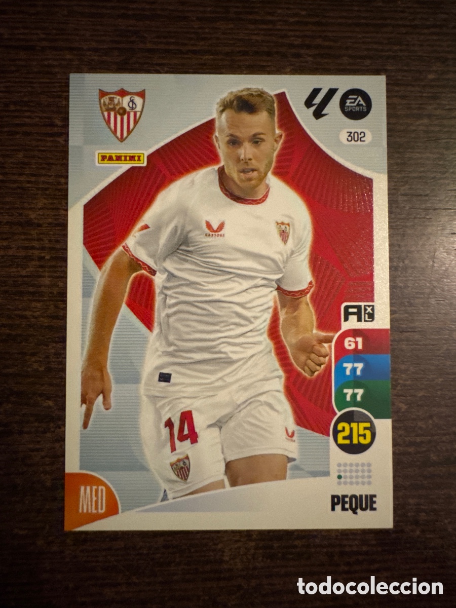 Cromos de f&uacute;tbol: # 302 Peque Sevilla FC Adrenalyn XL 24 25 2024 2025