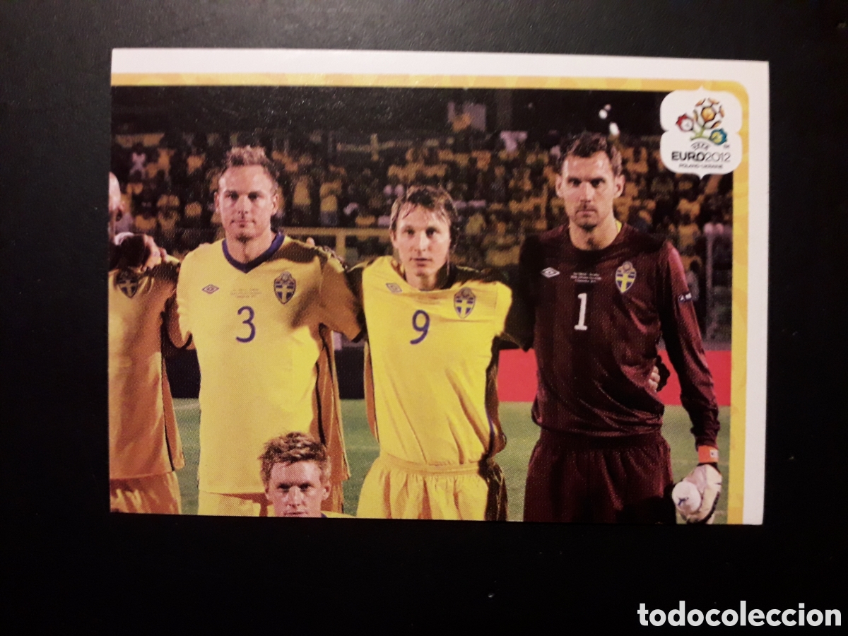 Football Stickers: PUZLE EQUIPO N&deg; 429 SUECIA EURO 2012 POLONIA UCRANIA SIN PEGAR PEDIDO M&Iacute;NIMO 3&euro;
