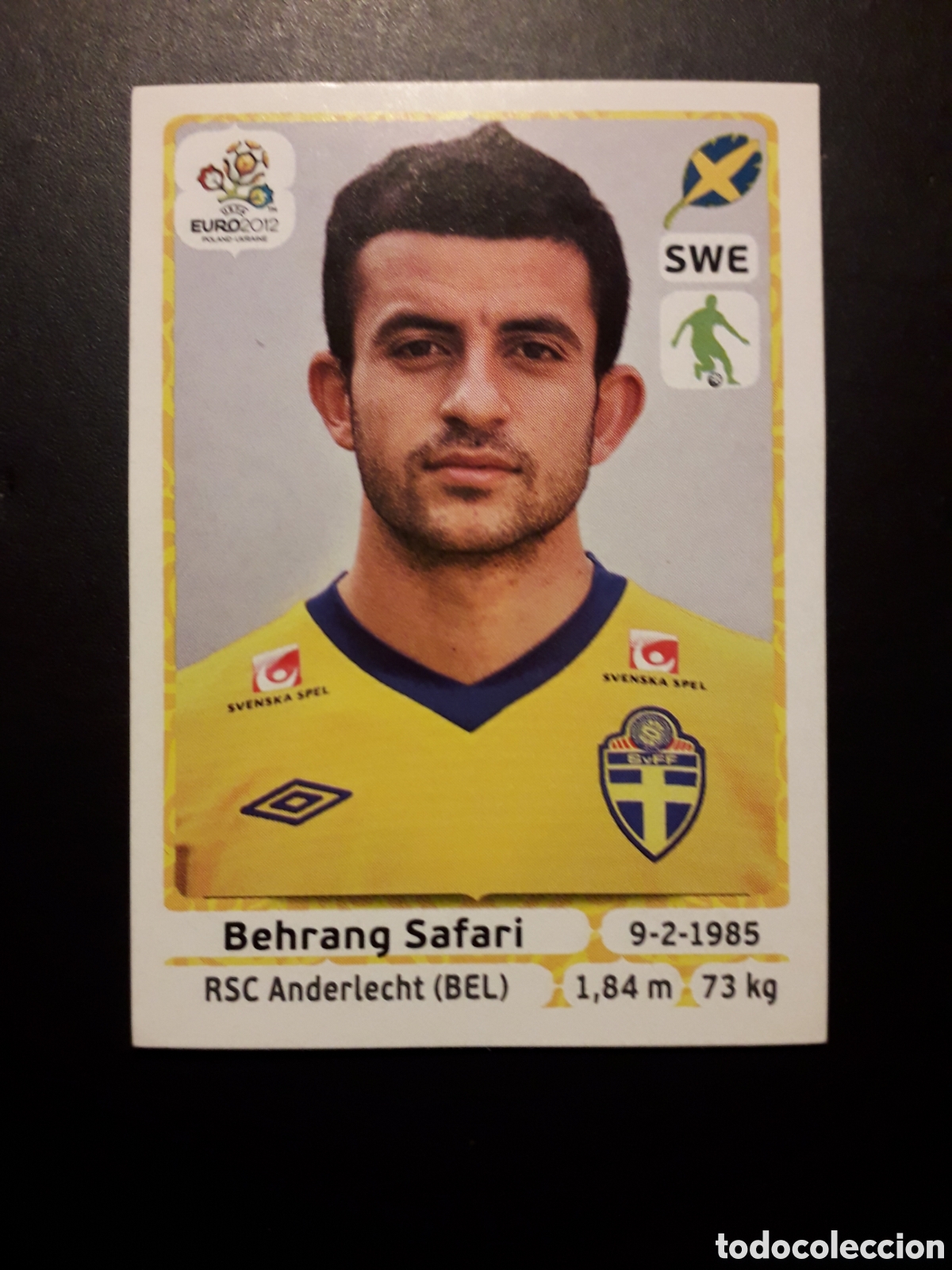 Football Stickers: BEHRANG SAFARI N&deg; 440 SUECIA EURO 2012 POLONIA UCRANIA SIN PEGAR PEDIDO M&Iacute;NIMO 3&euro;.