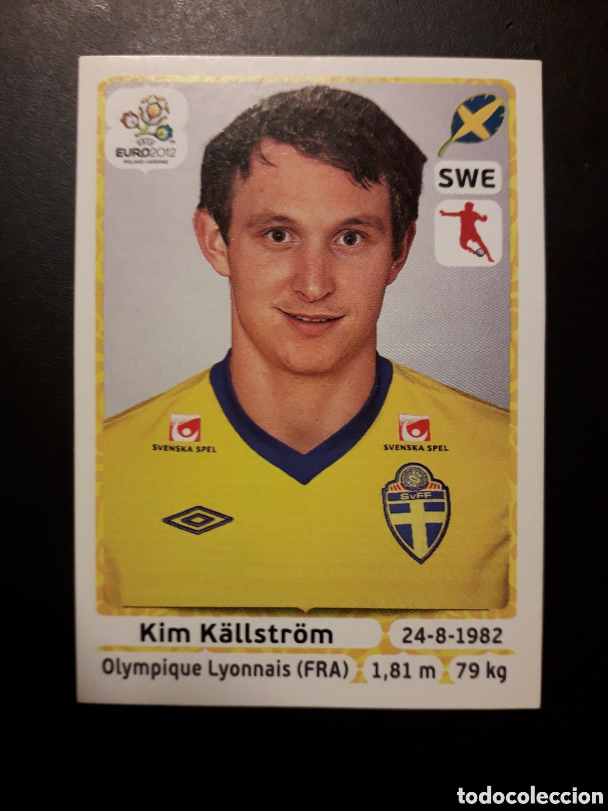 Football Stickers: KIM K&Auml;LLSTR&Ouml;M N&deg; 442 SUECIA EURO 2012 POLONIA UCRANIA SIN PEGAR PEDIDO M&Iacute;NIMO 3&euro;.