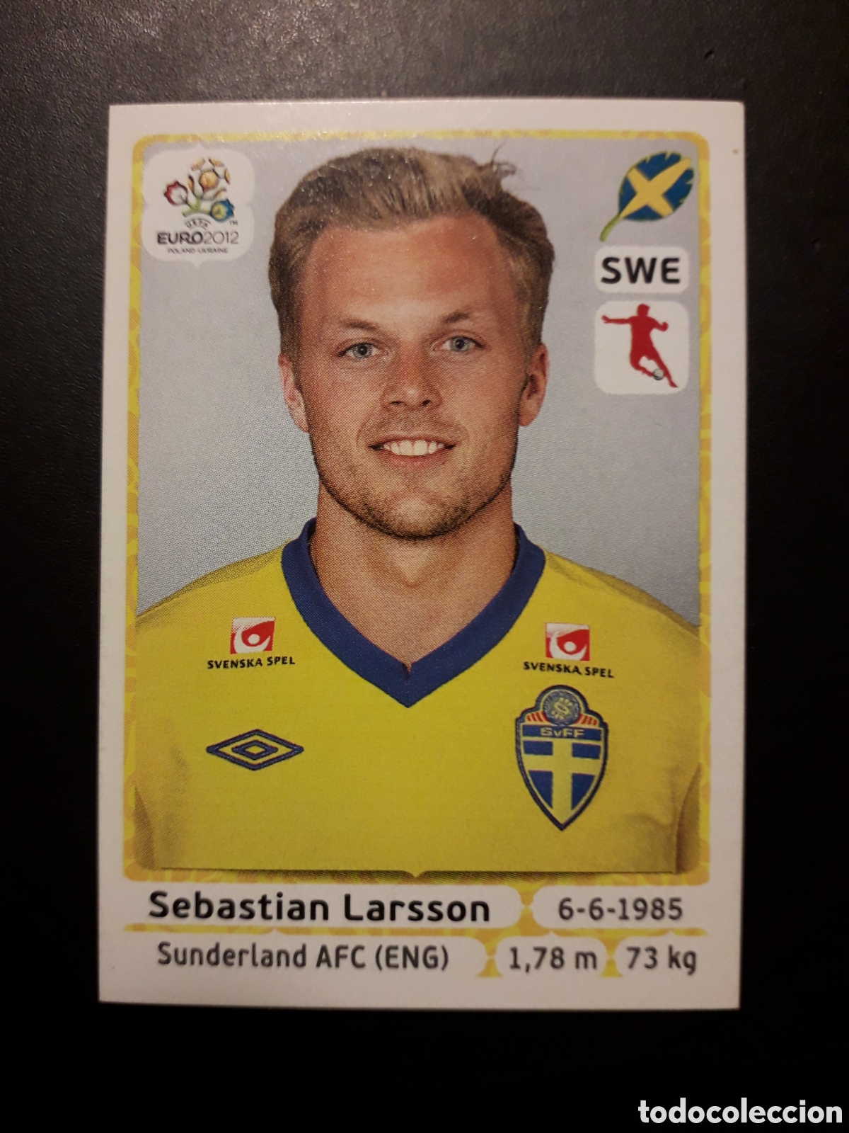 Football Stickers: SEBASTIAN LARSSON N&deg; 444 SUECIA EURO 2012 POLONIA UCRANIA SIN PEGAR PEDIDO M&Iacute;NIMO 3&euro;