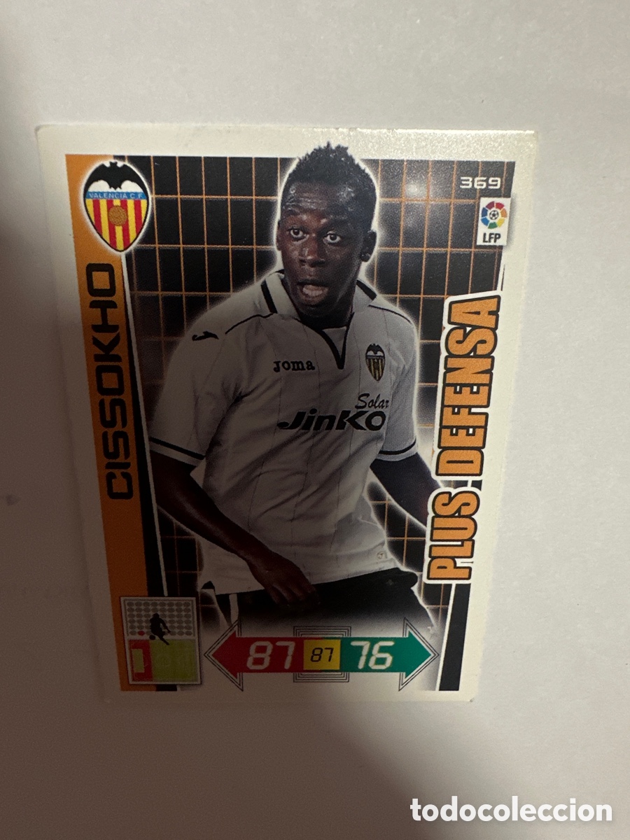 Cromos de Futebol: CISSOKHO 369 VALENCIA PLUS DEFENSA ADRENALYN LA LIGA 2012 2013 12 13