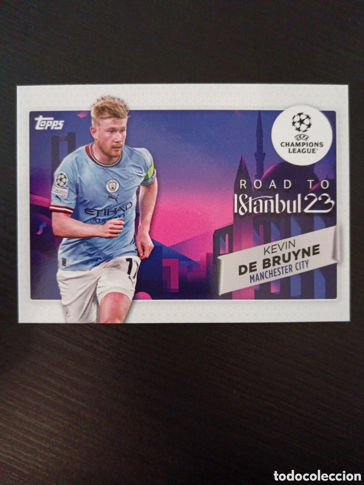 Fu&szlig;ball-Sticker: Kevin de Bruyne Manchester City Road To Istanbul Toops UCL 22-23 #RF-14