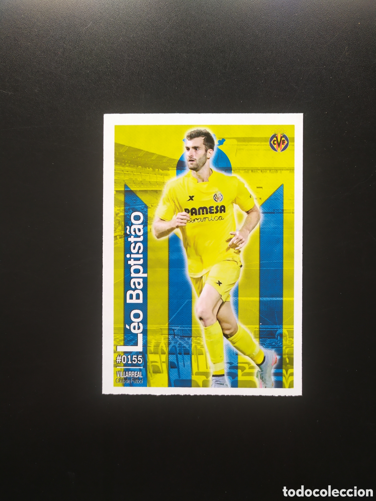 Figurine di Calcio: Mundicromo fichas Liga 2015 2016 15 16 Leo Baptistao n&deg; 155 Villarreal