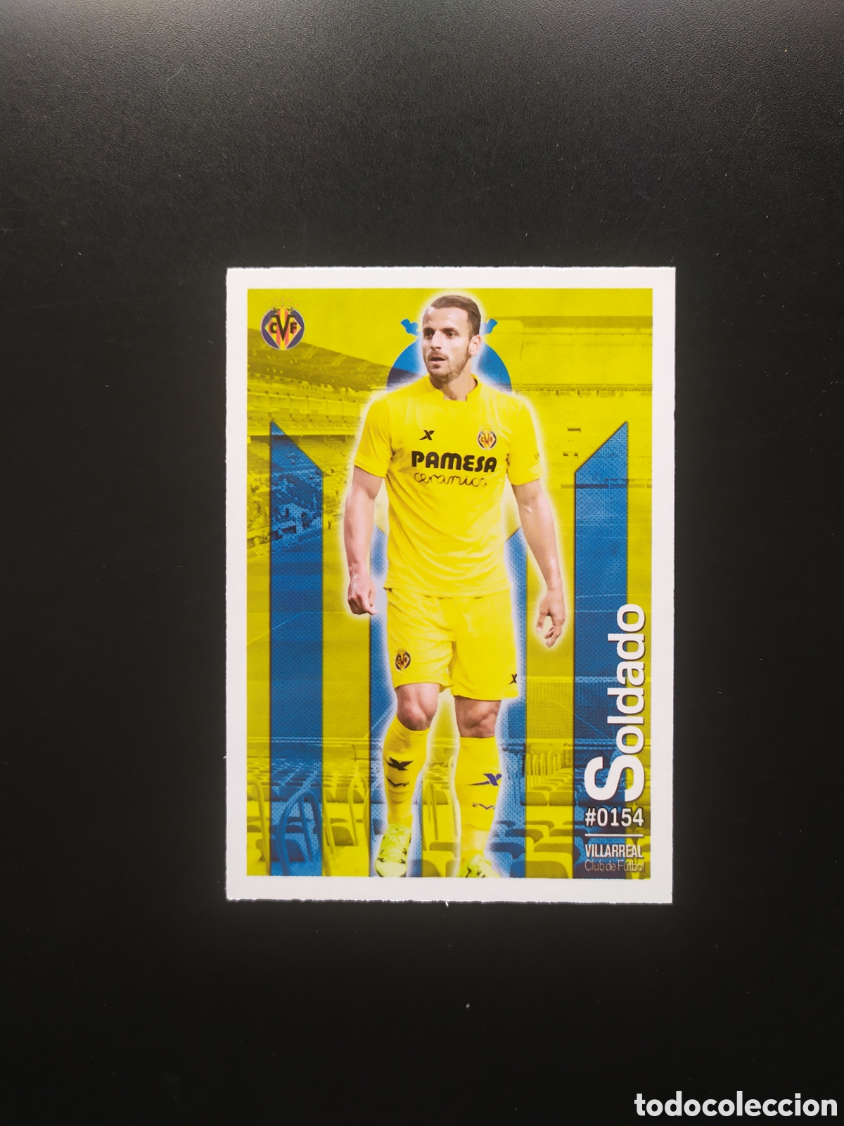 Football Stickers: Mundicromo fichas Liga 2015 2016 15 16 Soldado n&deg; 154 Villarreal
