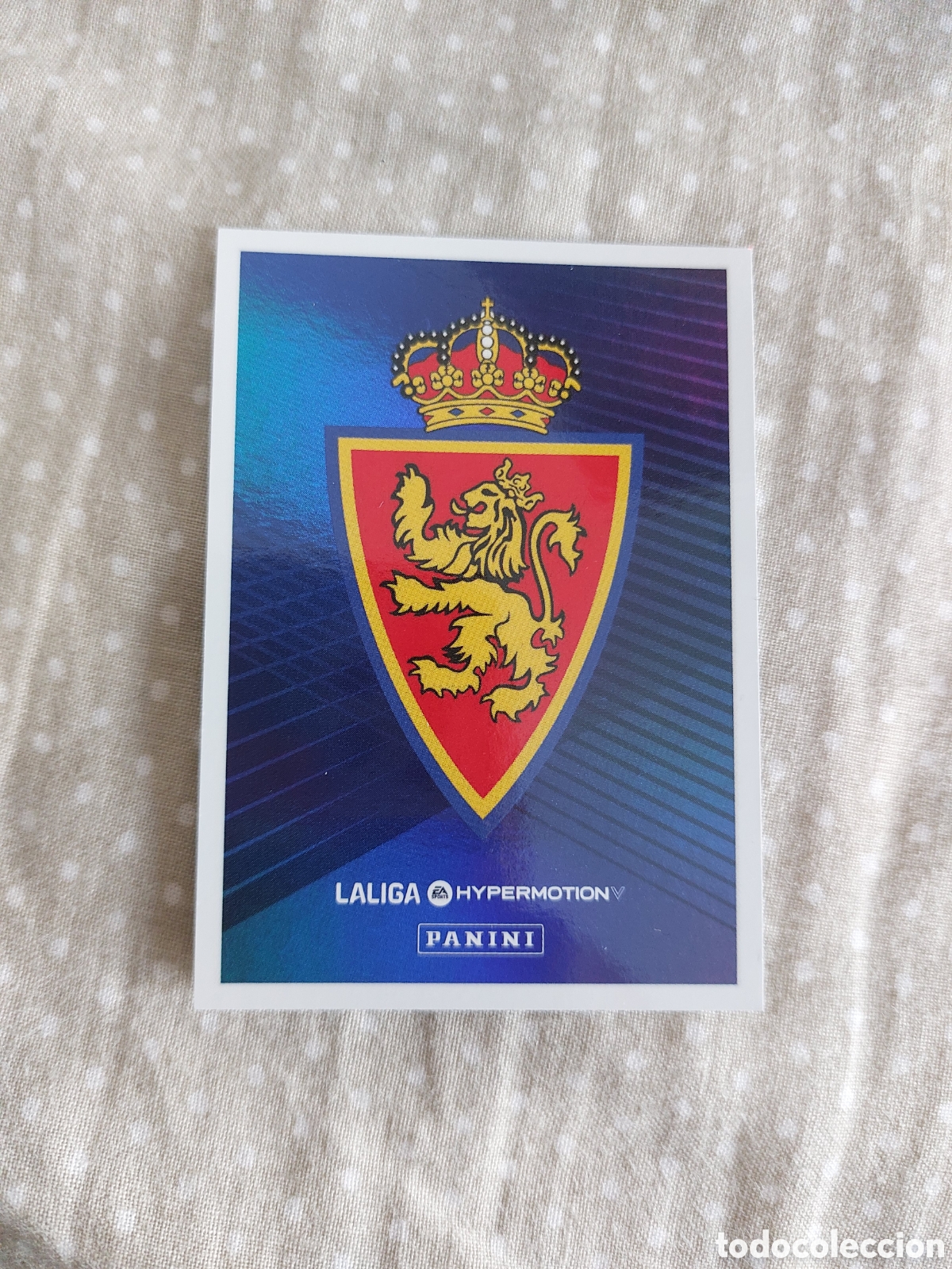 Cromos de Futebol: 401 ESCUDO ZARAGOZA CROMO PANINI FUTBOL LIGA HYPERMOTION 2024-2025 SEGUNDA DIVISION 24-25
