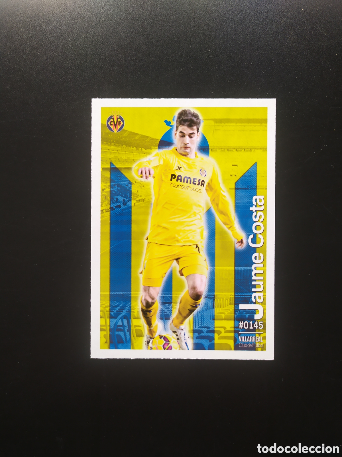 Figurine di Calcio: Mundicromo fichas Liga 2015 2016 15 16 Jaume Costa error n&deg; 145 Villarreal