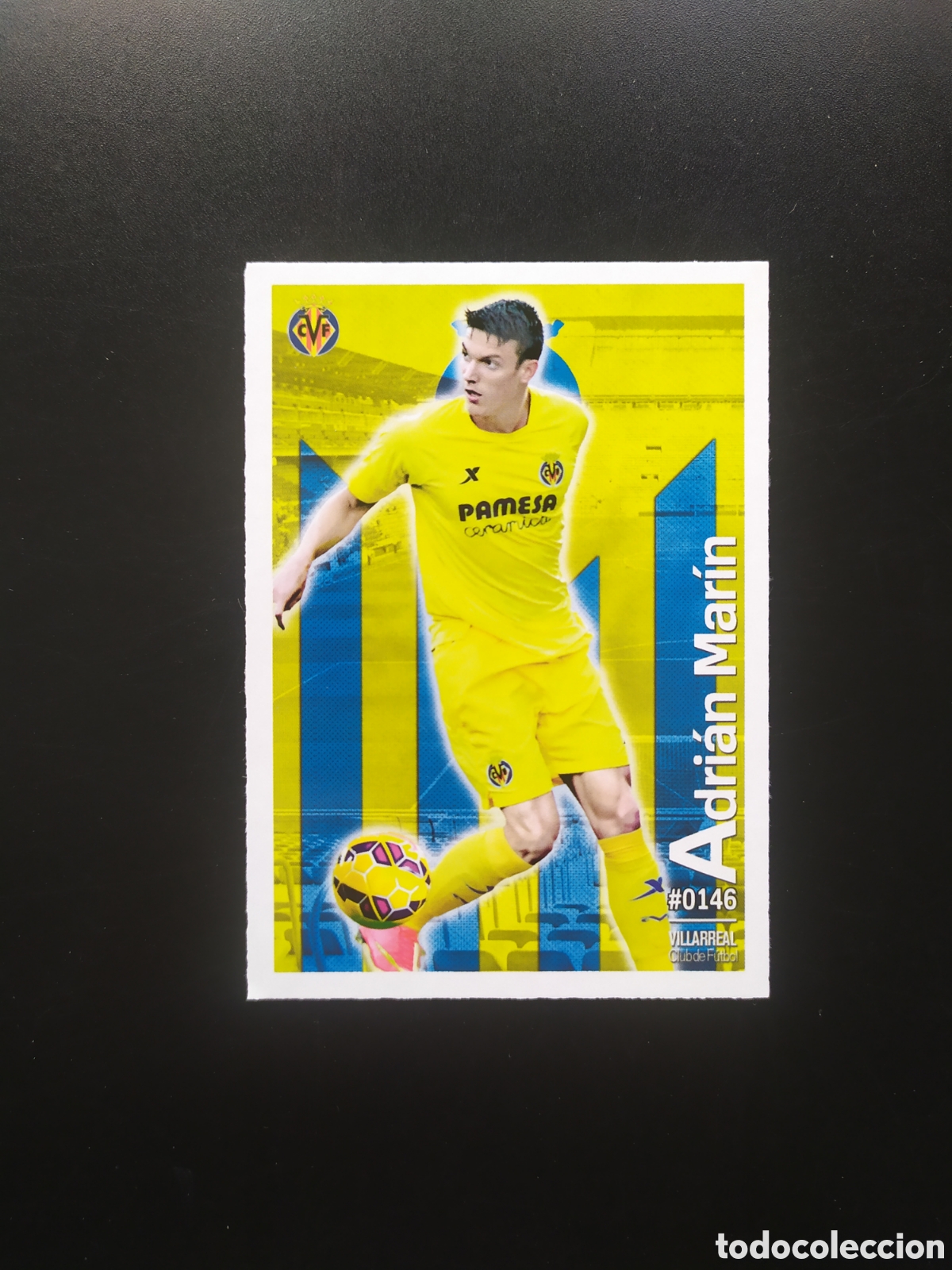 Cartes &agrave; collectionner de Football: Mundicromo fichas Liga 2015 2016 15 16 Adri&aacute;n Marin n&deg; 146 Villarreal