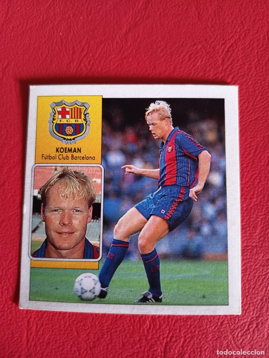 Cromos de f&uacute;tbol: Este 92 93 KOEMAN DEL BARCELONA NUNCA PEGADO - Foto 1