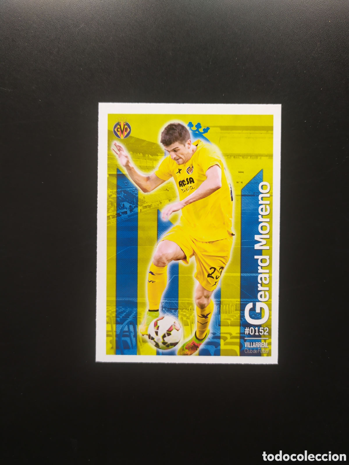 Figurine di Calcio: Mundicromo fichas Liga 2015 2016 15 16 Gerard Moreno n&deg; 152 Villarreal