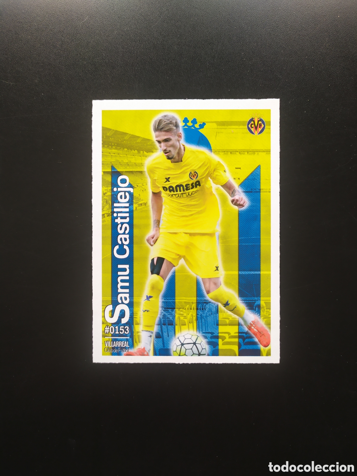 Figurine di Calcio: Mundicromo fichas Liga 2015 2016 15 16 Samu Castillejo n&deg; 153 Villarreal