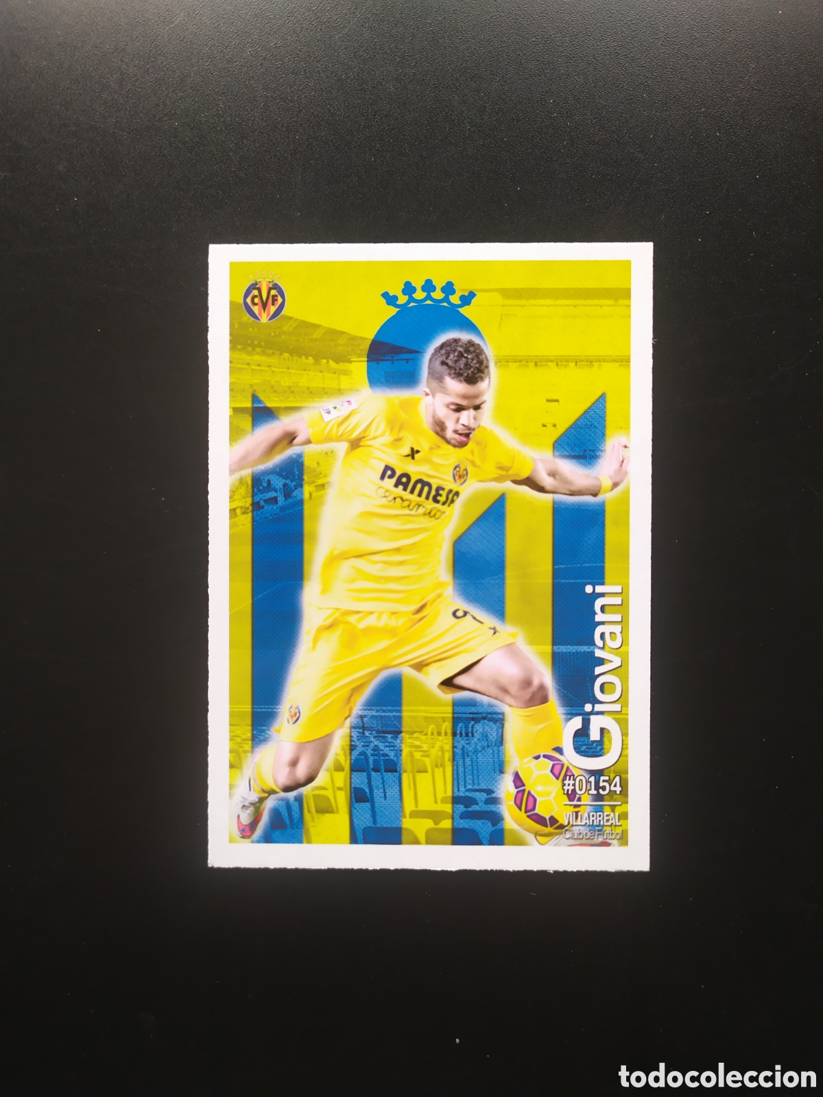 Cartes &agrave; collectionner de Football: Mundicromo fichas Liga 2015 2016 15 16 Giovani n&deg; 154 Villarreal