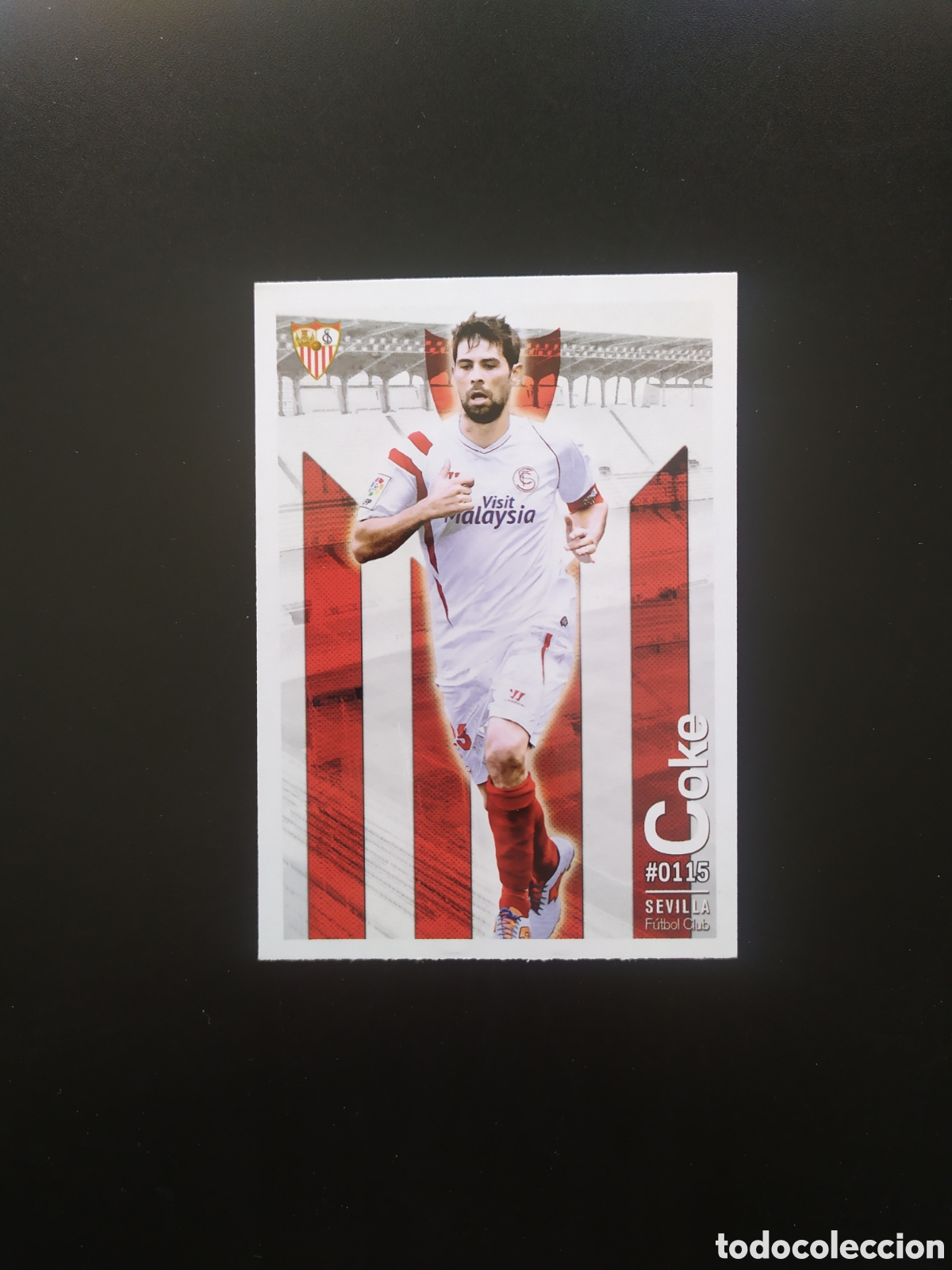 Figurine di Calcio: Mundicromo fichas Liga 2015 2016 15 16 Coke n&deg; 115 Sevilla