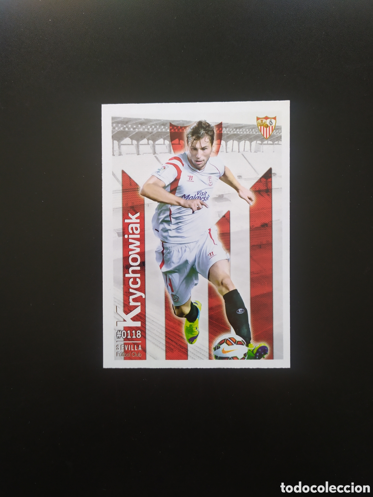 Football Stickers: Mundicromo fichas Liga 2015 2016 15 16 Krychowiak n&deg; 118 Sevilla