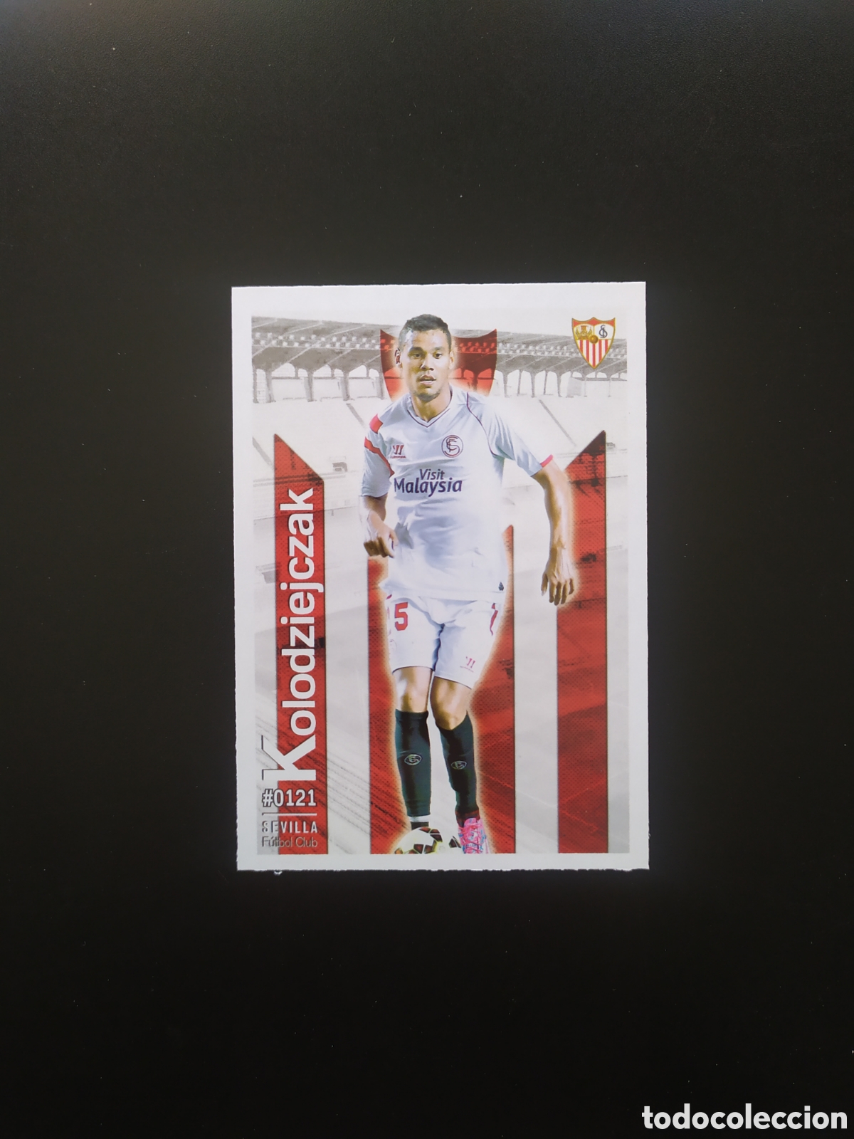 Football Stickers: Mundicromo fichas Liga 2015 2016 15 16 Kolodziejczak n&deg; 121 Sevilla