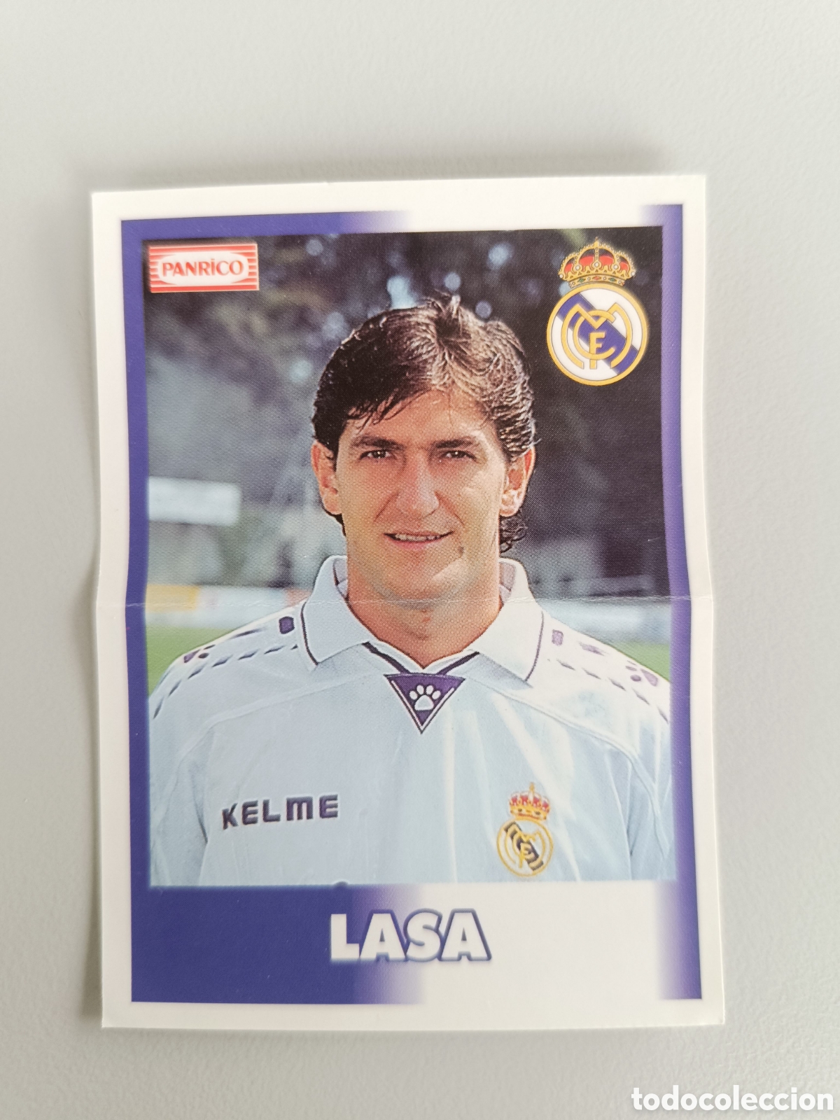 Cromos de F&uacute;tbol: Lasa. Panrico. Real Madrid