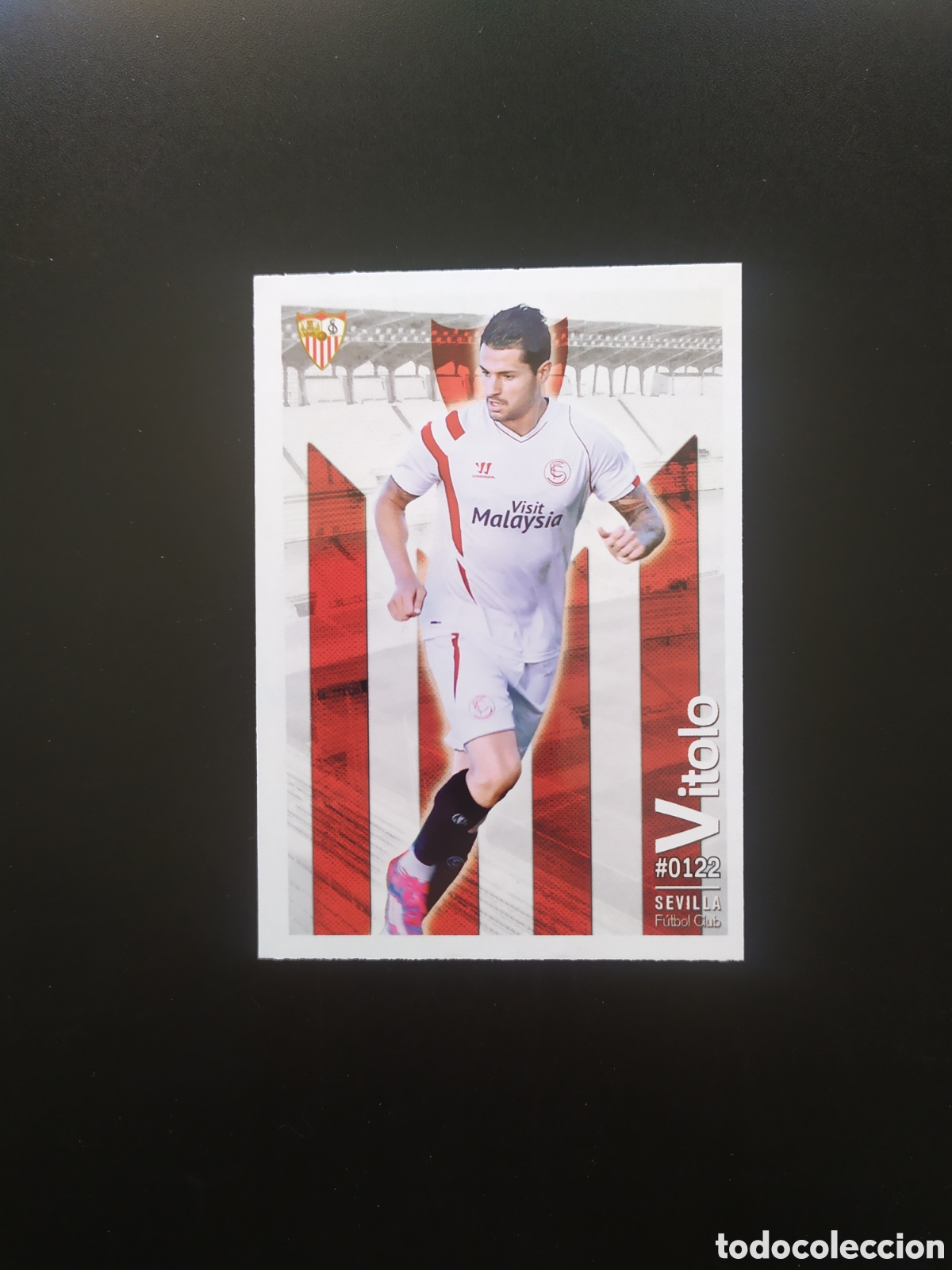Figurine di Calcio: Mundicromo fichas Liga 2015 2016 15 16 Vitolo n&deg; 122 Sevilla