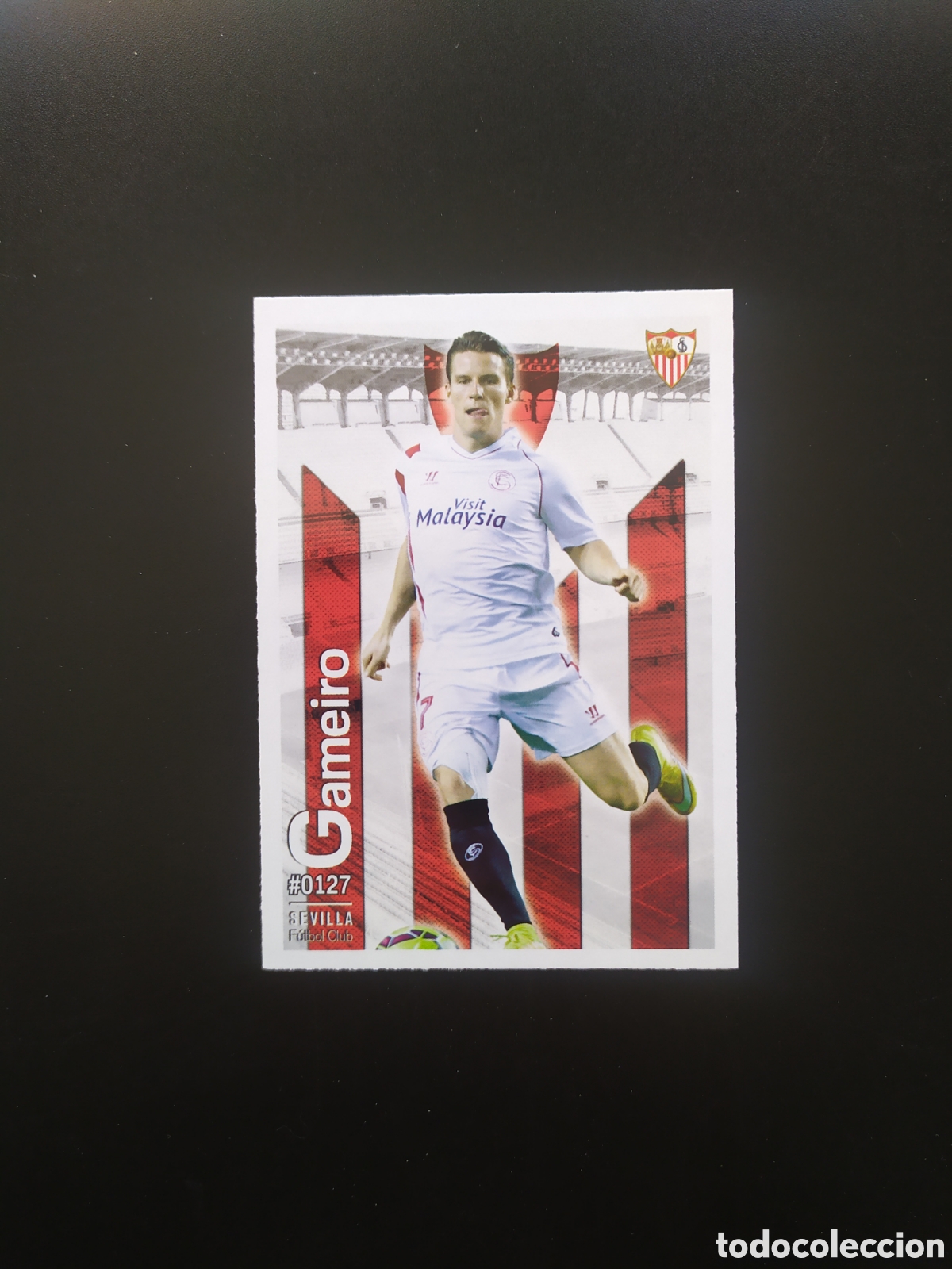 Cromos de f&uacute;tbol: Mundicromo fichas Liga 2015 2016 15 16 Gameiro n&deg; 127 Sevilla