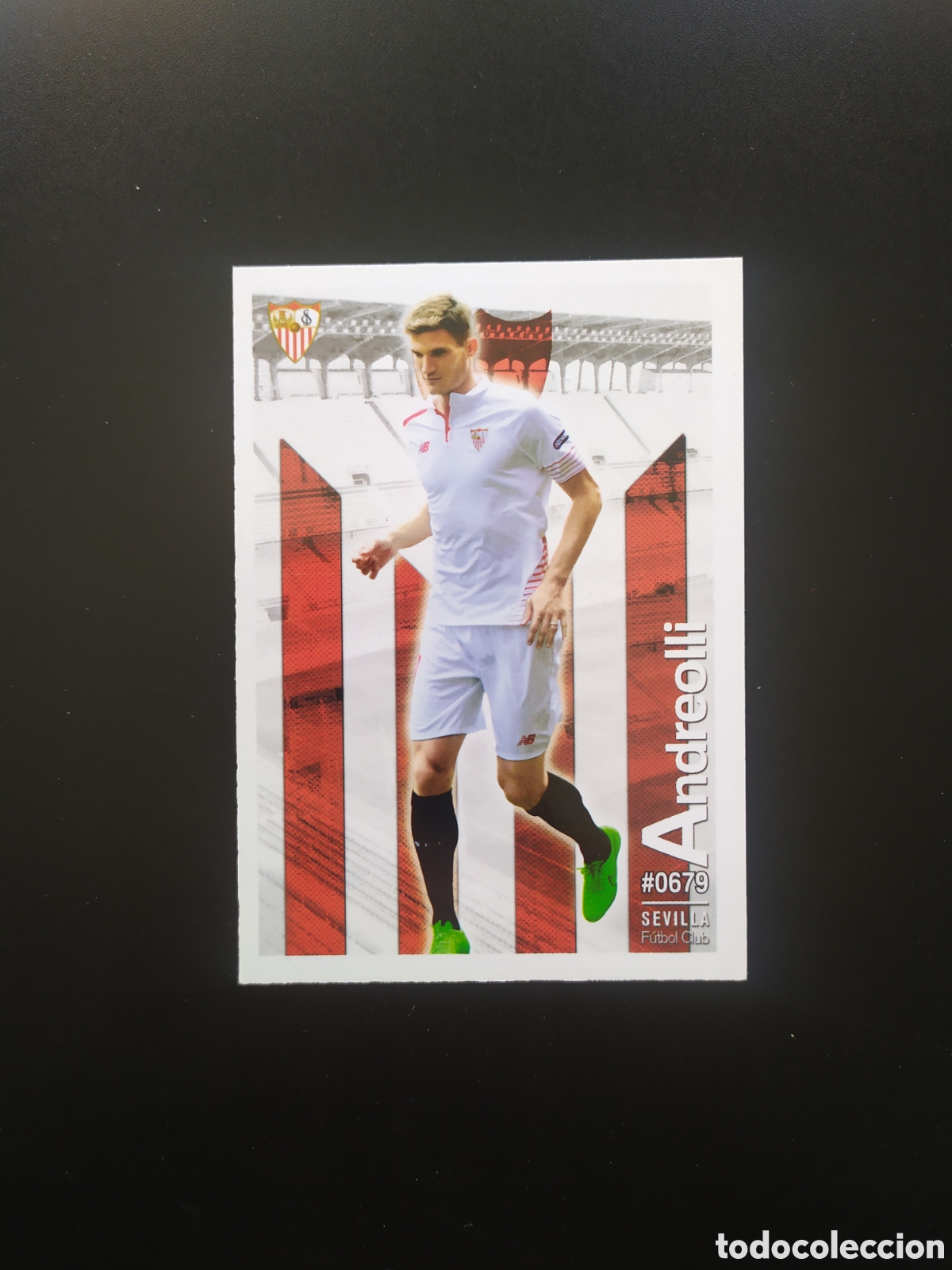 Football Stickers: Mundicromo fichas Liga 2015 2016 15 16 Andreolli n&deg; 679 Sevilla