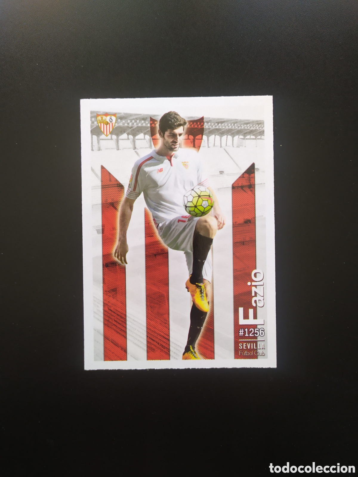 Football Stickers: Mundicromo fichas Liga 2015 2016 15 16 Fazio n&deg; 1256 Sevilla