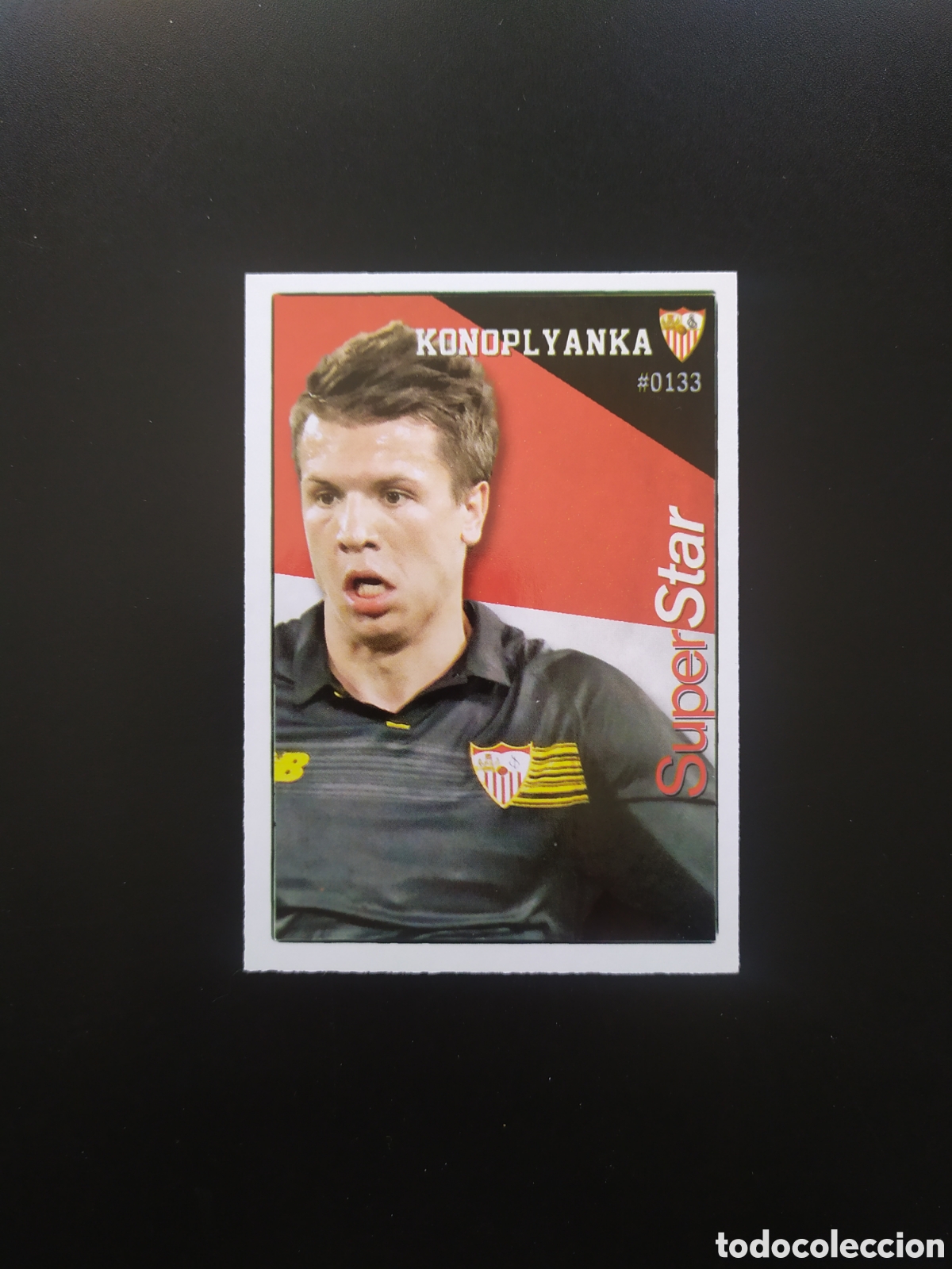 Figurine di Calcio: Mundicromo fichas Liga 2015 2016 15 16 Konoplyanka superstar n&deg; 133 Sevilla