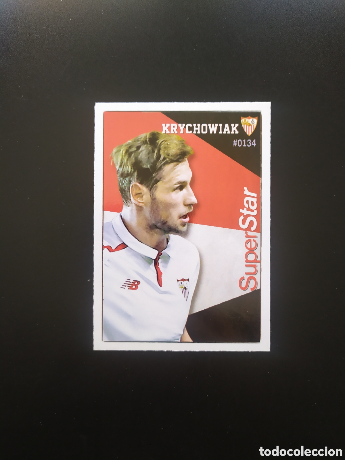 Cartes &agrave; collectionner de Football: Mundicromo fichas Liga 2015 2016 15 16 Krychowiak superstar n&deg; 134 Sevilla