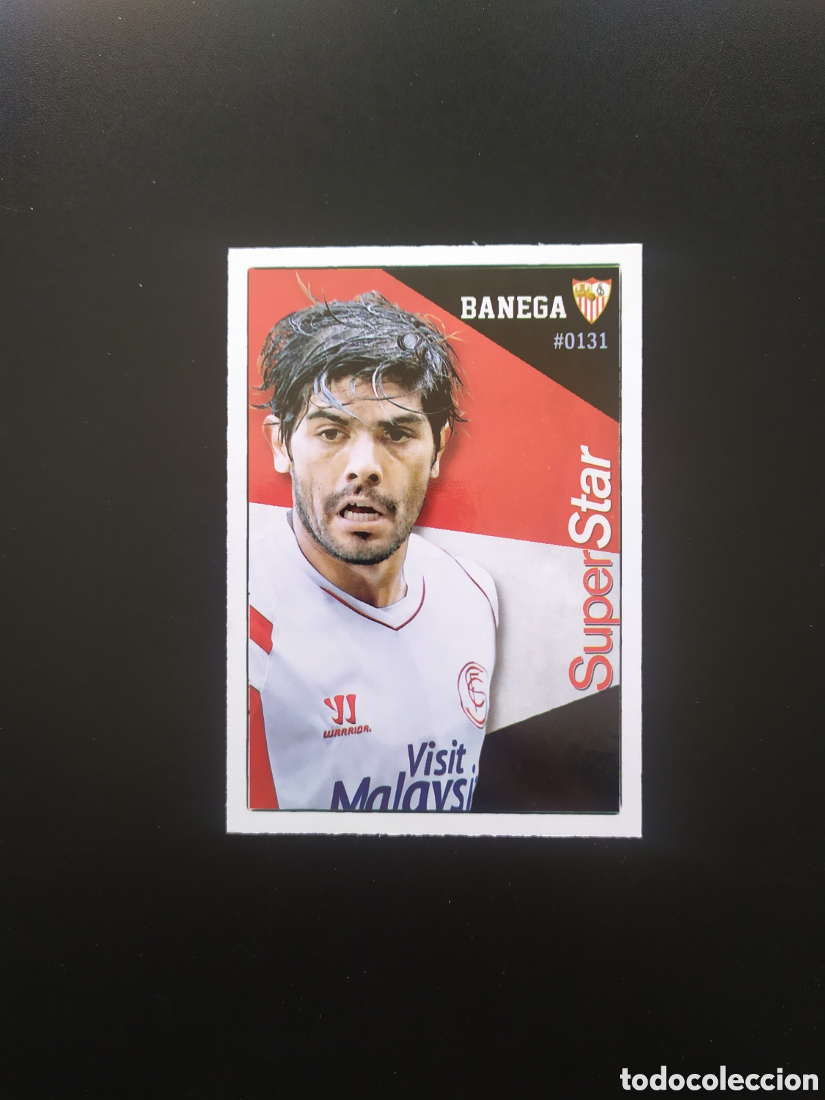 Cromos de f&uacute;tbol: Mundicromo fichas Liga 2015 2016 15 16 Banega superstar n&deg; 131 Sevilla