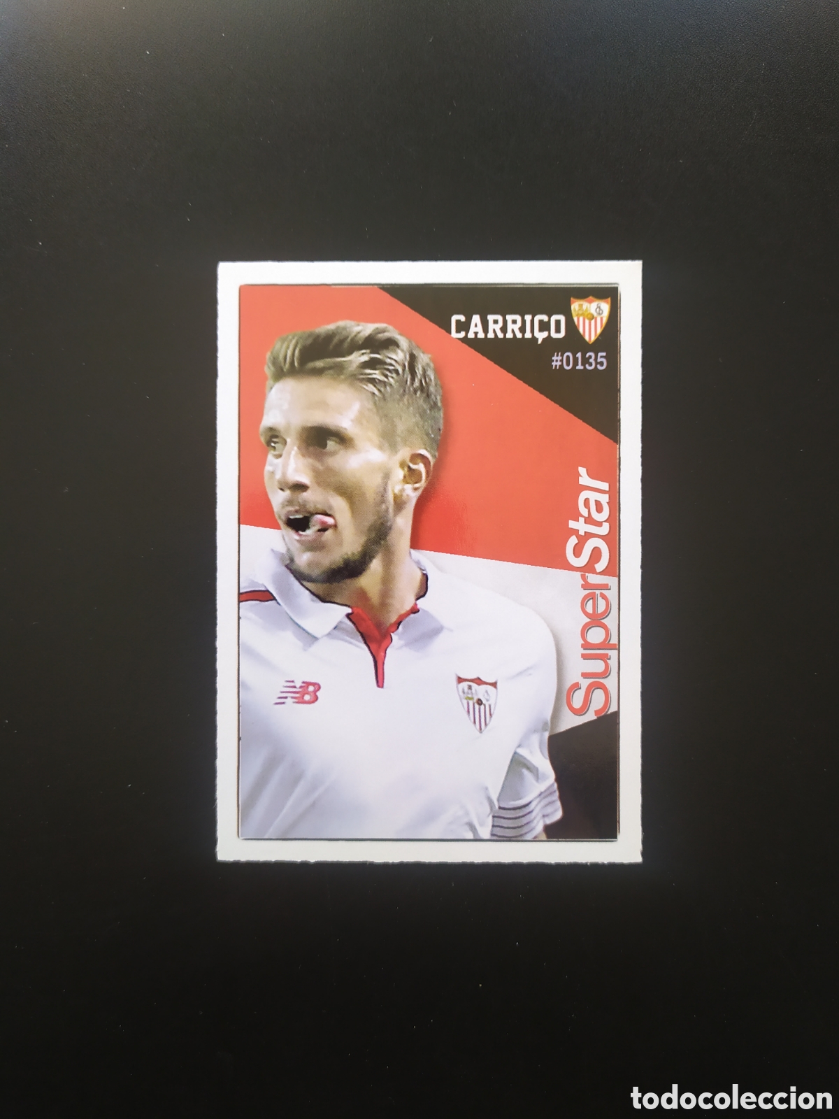 Football Stickers: Mundicromo fichas Liga 2015 2016 15 16 Carri&ccedil;o superstar n&deg; 135 Sevilla