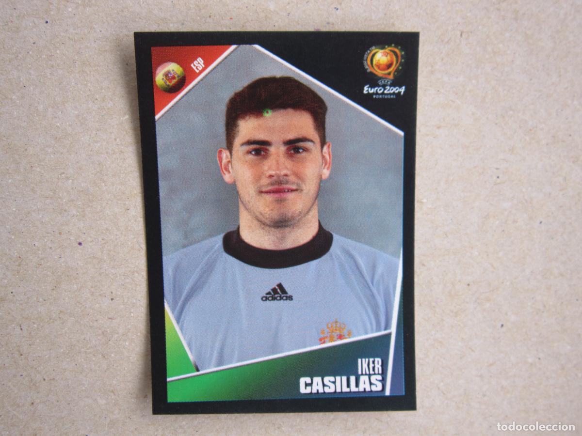 Cromos de Futebol: PANINI UEFA EURO 2004 PORTUGAL N&ordm; 71 CASILLAS ESPA&Ntilde;A EUROCOPA 04 NUEVO