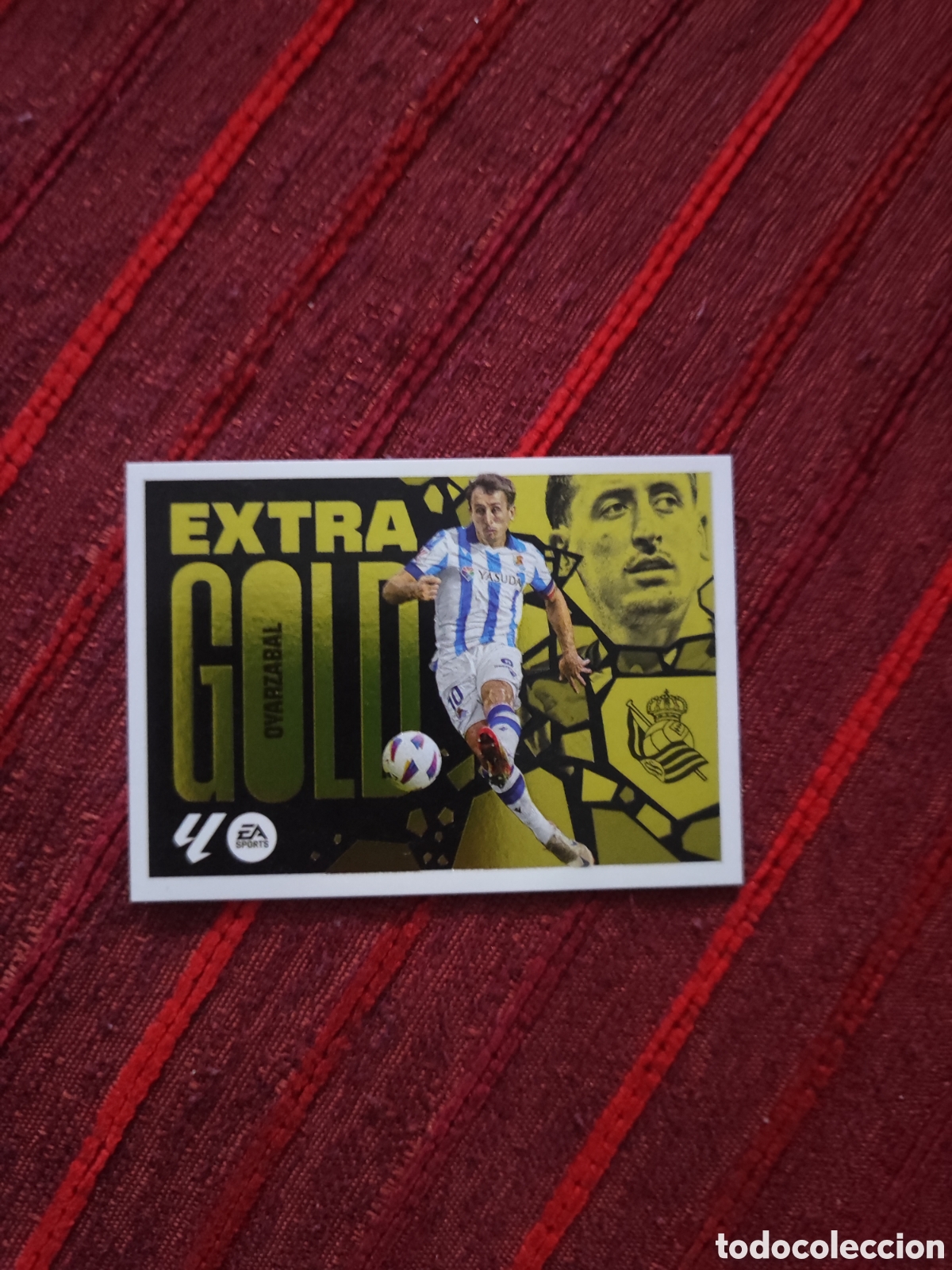 Cromos de Futebol: CROMO EXTRA GOLD OYARZABAL REAL SOCIEDAD LIGA ESTE 24/25. PANINI
