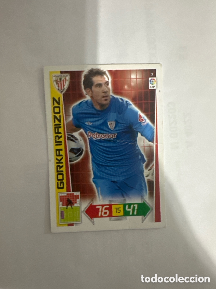 Cartes &agrave; collectionner de Football: GORKA IRAIZOZ 1 ATHLETIC CLUB DE BILBAO ADRENALYN LA LIGA 2012 2013 12 13