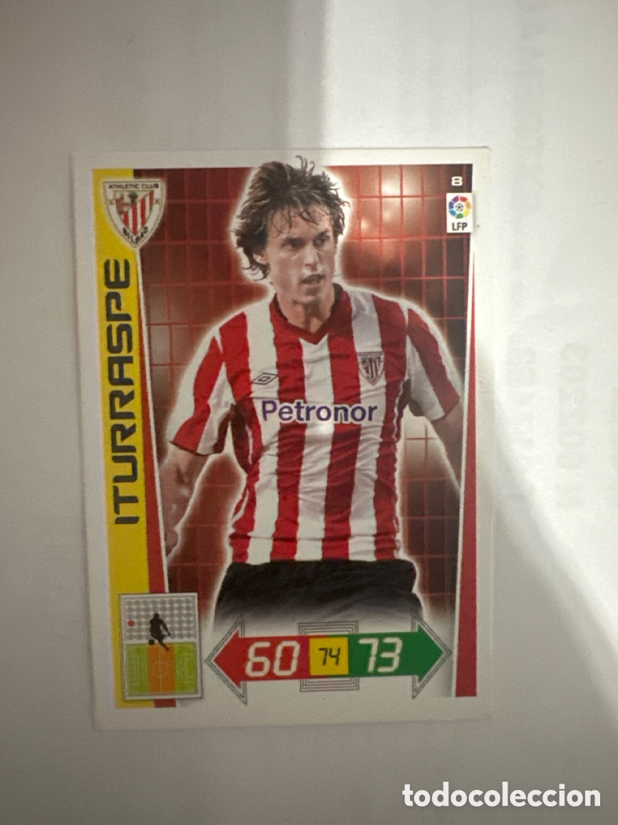 Football Stickers: ITURRASPE 8 ATHLETIC CLUB DE BILBAO ADRENALYN LA LIGA 2012 2013 12 13
