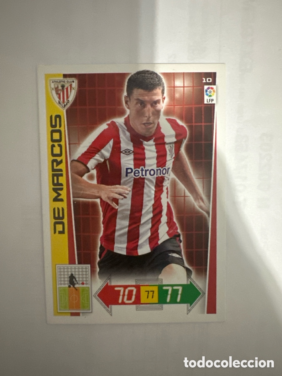 Cartes &agrave; collectionner de Football: DE MARCOS 10 ATHLETIC CLUB DE BILBAO ADRENALYN LA LIGA 2012 2013 12 13