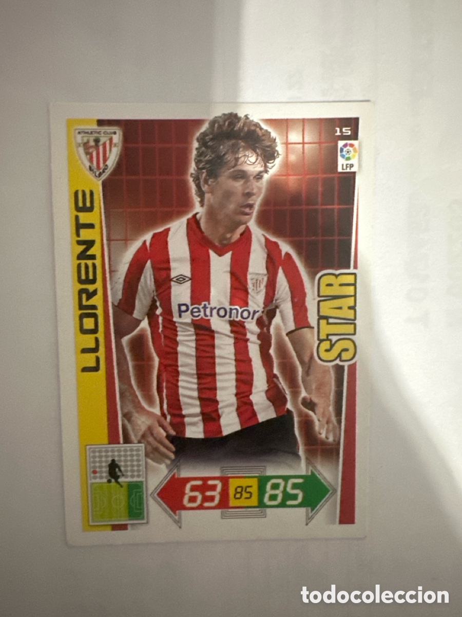 Cromos de Futebol: LLORENTE 15 ATHLETIC CLUB DE BILBAO ADRENALYN LA LIGA 2012 2013 12 13