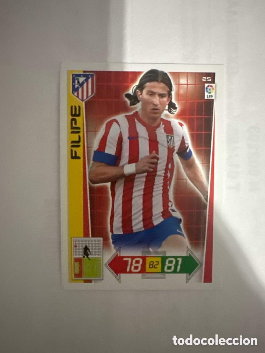 Football Stickers: FILIPE 25 ATL&Eacute;TICO DE MADRID ADRENALYN LA LIGA 2012 2013 12 13